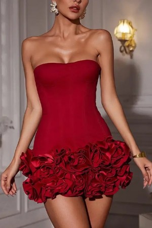 Scarlet Bloom Dress