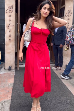 The Red Corset Dress