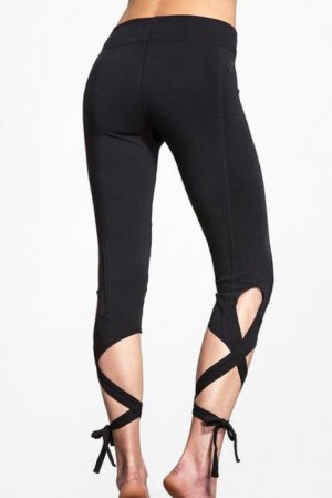 Yoga Lace Up Leggings