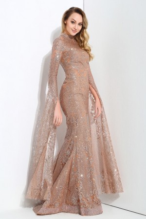 Diana Rose Gold Luxe Gown