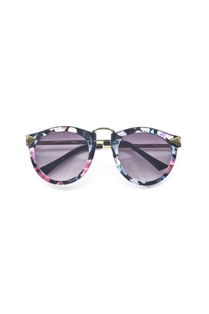 Floral Frame Sunglasses