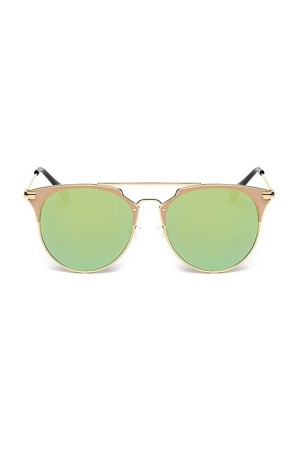 Green Aviator Reflectors