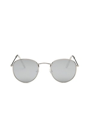 Round Silver Reflectors