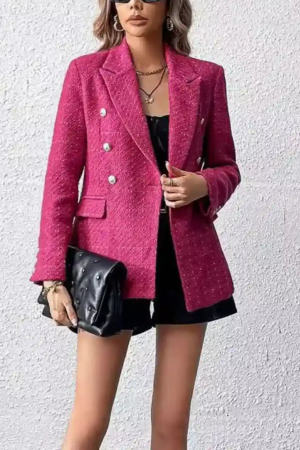 Pretty in Power Tweed Blazer
