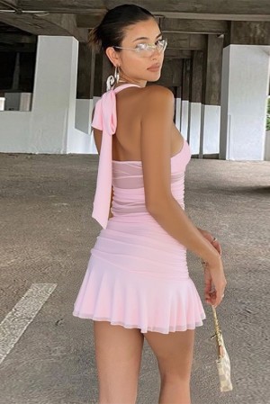 Sheer Bliss V-Neck Mini