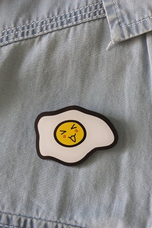 Happy Egg Brooch