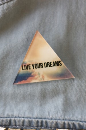 Dreams Acrylic Brooch