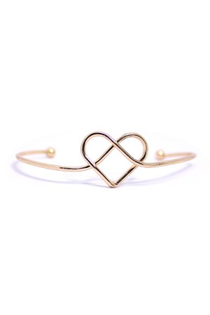 Rosegold Heart Cuff