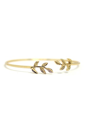 Feuilles Gold Cuff