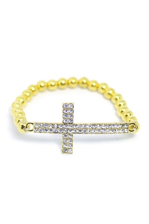 Elmas Cross Bracelet