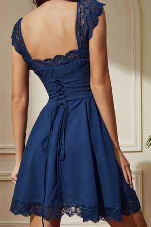 Blue Belle Lace Dress