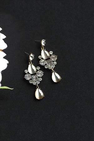 Diamante Drop Earrings
