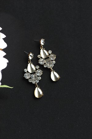 Diamante Drop Earrings