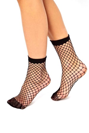 Fishnet Ankle Socks