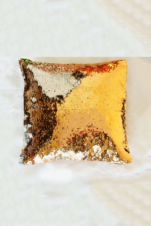 Gold Sequin Cushion Cover