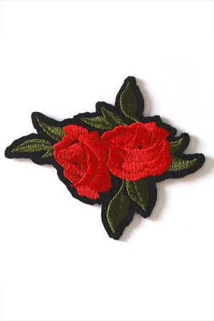 Floral Embroidered Patch