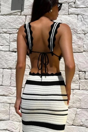 Midnight Sands Crochet Co-ord Set