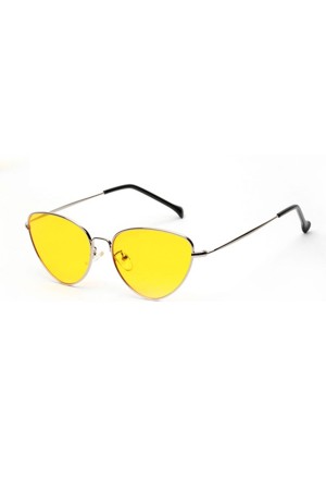 Yellow Cateye Sunglasses