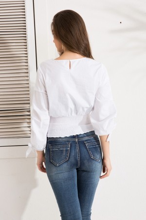 Blanc Corset Blouse