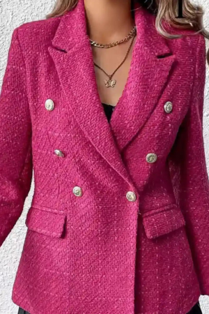 Pretty in Power Tweed Blazer
